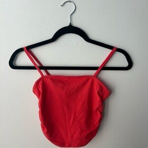 Red Women's Spaghetti Strap Top